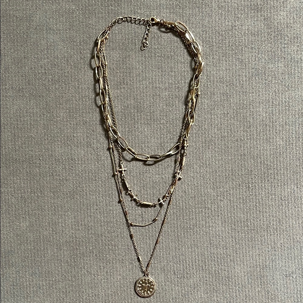 Guess Women’s Gold Layered Necklace